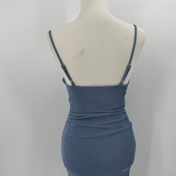 JLUXLABEL Womens Cowl Neck Ruched Maxi Dress - Picture 4 of 14